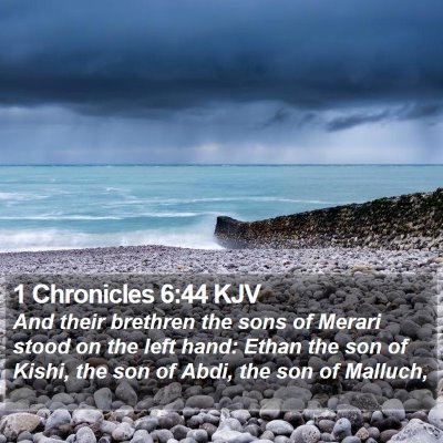 1 Chronicles 6:44 KJV Bible Verse Image