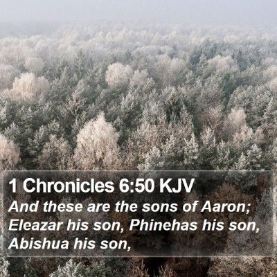 1 Chronicles 6:50 KJV Bible Verse Image