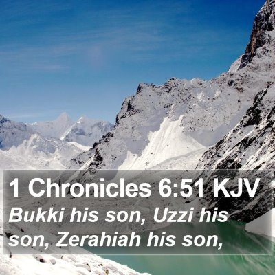 1 Chronicles 6:51 KJV Bible Verse Image