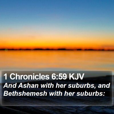 1 Chronicles 6:59 KJV Bible Verse Image