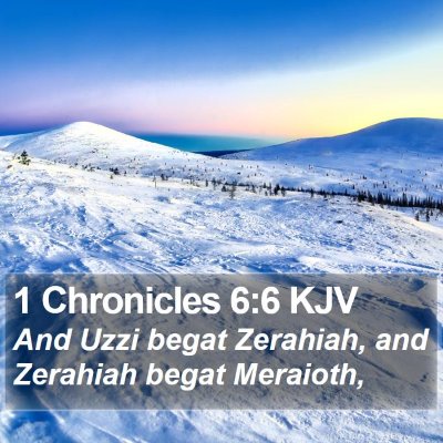 1 Chronicles 6:6 KJV Bible Verse Image