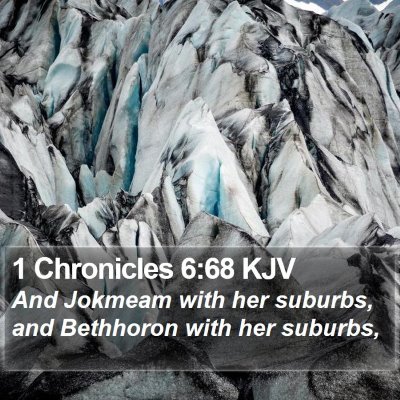 1 Chronicles 6:68 KJV Bible Verse Image