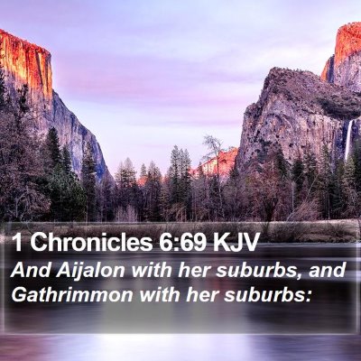 1 Chronicles 6:69 KJV Bible Verse Image