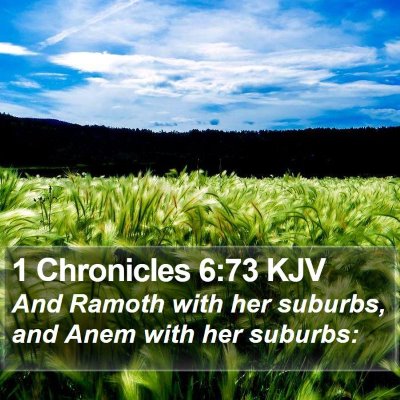 1 Chronicles 6:73 KJV Bible Verse Image