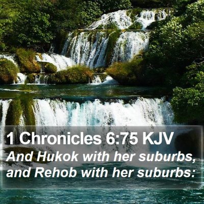 1 Chronicles 6:75 KJV Bible Verse Image