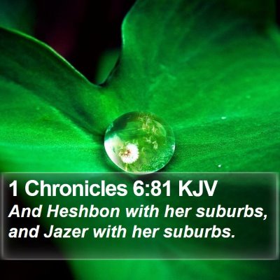 1 Chronicles 6:81 KJV Bible Verse Image