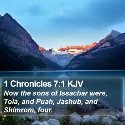 1 Chronicles 7:1 KJV Bible Verse Image