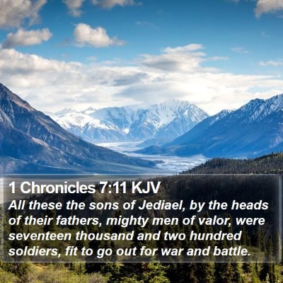 1 Chronicles 7:11 KJV Bible Verse Image