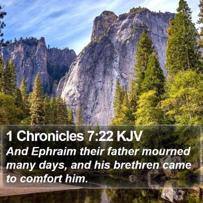1 Chronicles 7:22 KJV Bible Verse Image