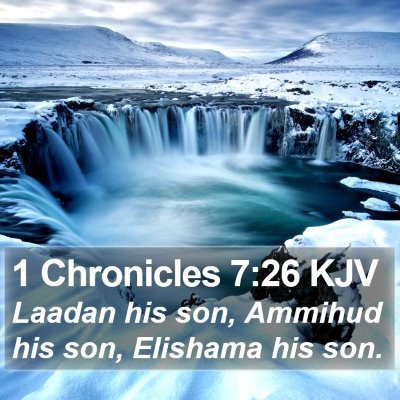 1 Chronicles 7:26 KJV Bible Verse Image