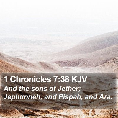 1 Chronicles 7:38 KJV Bible Verse Image