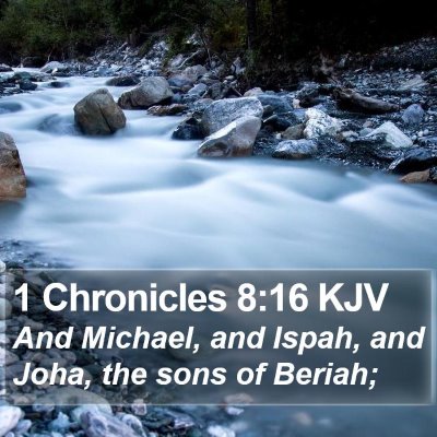 1 Chronicles 8:16 KJV Bible Verse Image