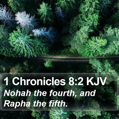 1 Chronicles 8:2 KJV Bible Verse Image