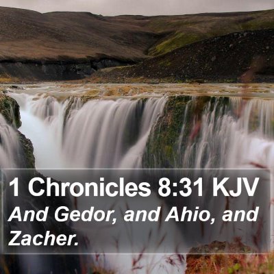 1 Chronicles 8:31 KJV Bible Verse Image