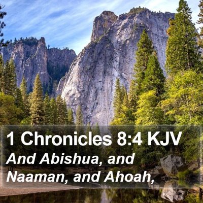 1 Chronicles 8:4 KJV Bible Verse Image