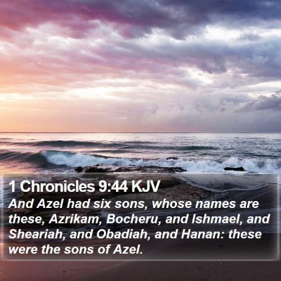 1 Chronicles 9:44 KJV Bible Verse Image