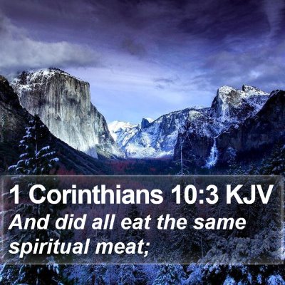 1 Corinthians 10:3 KJV Bible Verse Image