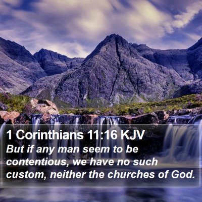 1 Corinthians 11:16 KJV Bible Verse Image