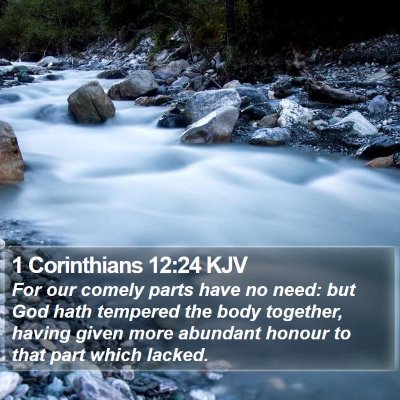 1 Corinthians 12:24 KJV Bible Verse Image