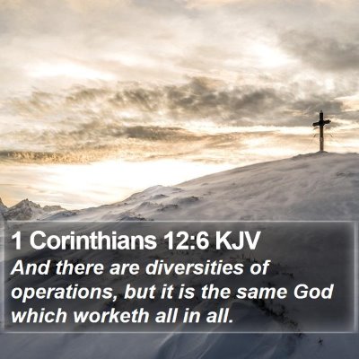 1 Corinthians 12:6 KJV Bible Verse Image