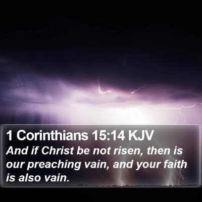 1 Corinthians 15:14 KJV Bible Verse Image