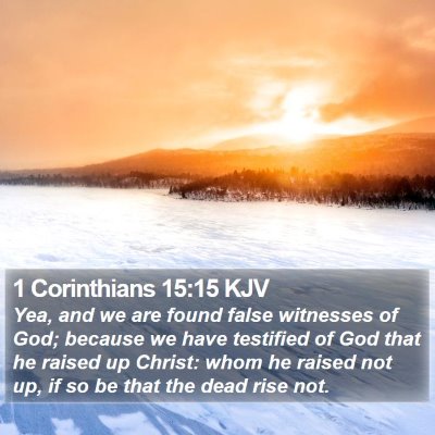1 Corinthians 15:15 KJV Bible Verse Image