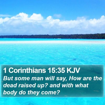 1 Corinthians 15:35 KJV Bible Verse Image