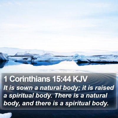 1 Corinthians 15:44 KJV Bible Verse Image