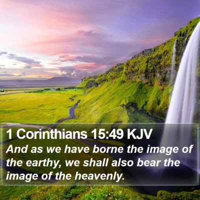 1 Corinthians 15:49 KJV Bible Verse Image