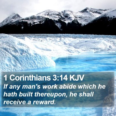 1 Corinthians 3:14 KJV Bible Verse Image