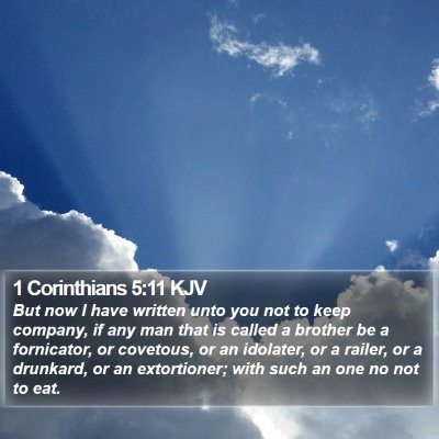1 Corinthians 5:11 KJV Bible Verse Image