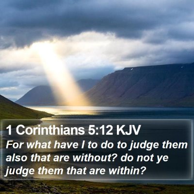 1 Corinthians 5:12 KJV Bible Verse Image