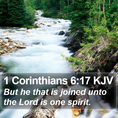 1 Corinthians 6:17 KJV Bible Verse Image