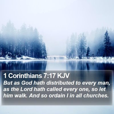 1 Corinthians 7:17 KJV Bible Verse Image