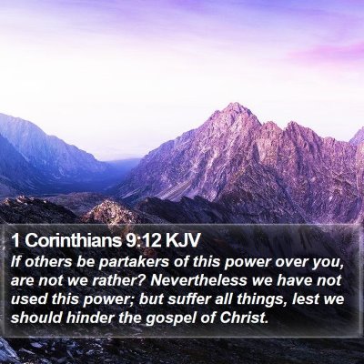 1 Corinthians 9:12 KJV Bible Verse Image