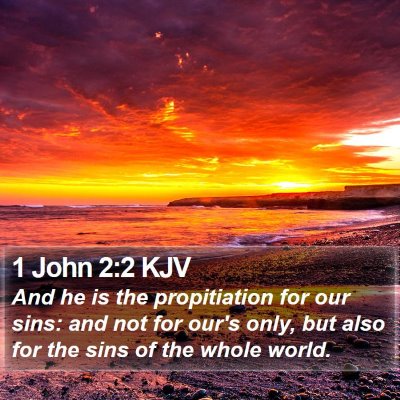 1 John 2:2 KJV Bible Verse Image
