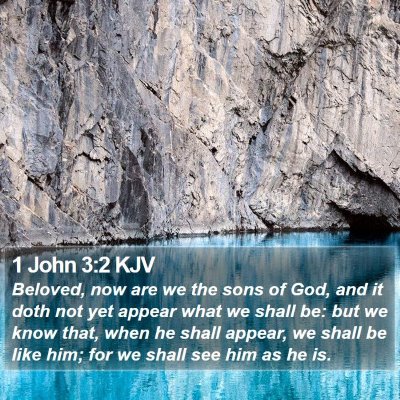 1 John 3:2 KJV Bible Verse Image