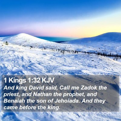 1 Kings 1:32 KJV Bible Verse Image