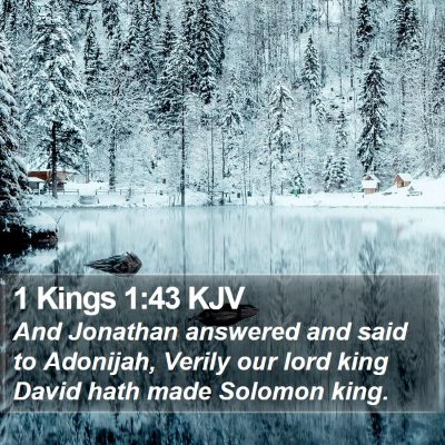 1 Kings 1:43 KJV Bible Verse Image