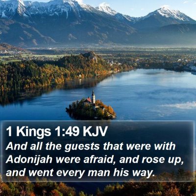1 Kings 1:49 KJV Bible Verse Image