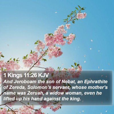 1 Kings 11:26 KJV Bible Verse Image