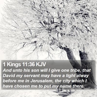 1 Kings 11:36 KJV Bible Verse Image
