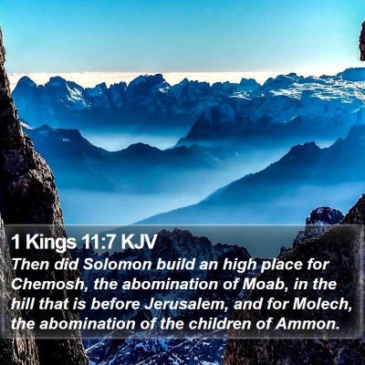 1 Kings 11:7 KJV Bible Verse Image