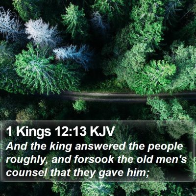 1 Kings 12:13 KJV Bible Verse Image
