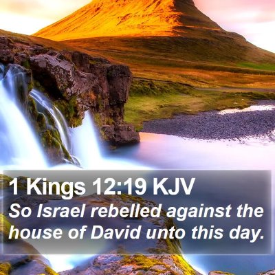 1 Kings 12:19 KJV Bible Verse Image