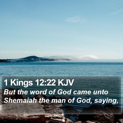 1 Kings 12:22 KJV Bible Verse Image