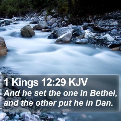 1 Kings 12:29 KJV Bible Verse Image