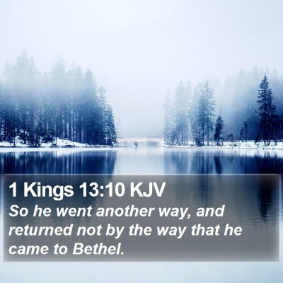 1 Kings 13:10 KJV Bible Verse Image
