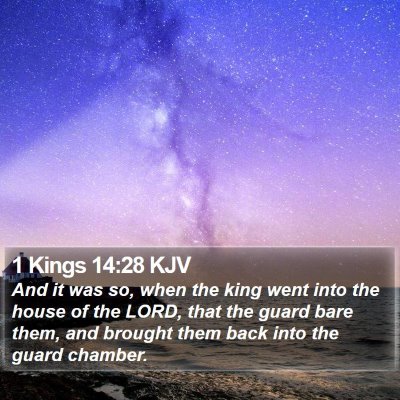 1 Kings 14:28 KJV Bible Verse Image