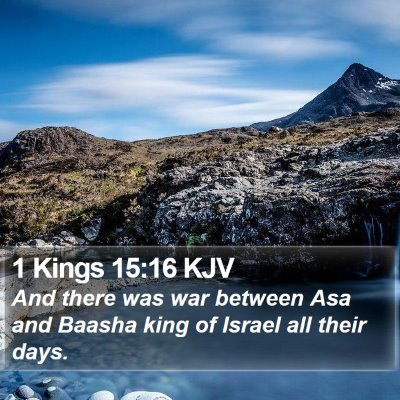 1 Kings 15:16 KJV Bible Verse Image